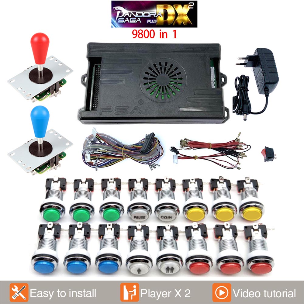 Trackball Controller Arcade - 9800 dalam 1 Pandora Saga DX