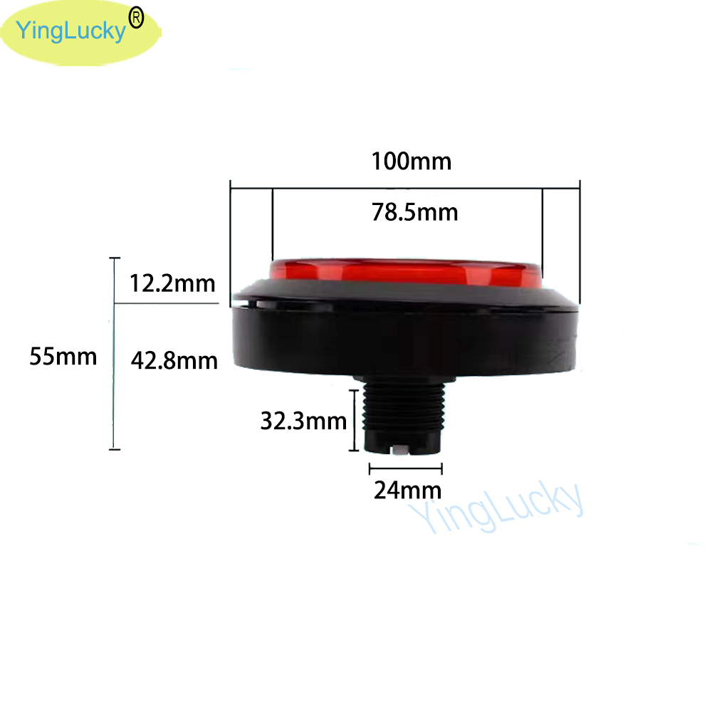 Tombol LED Arcade 12V 100mm To - Arcade Game Jackpot ulasan dan harga