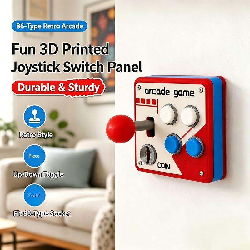 Panel Dekorasi Kontrol Soket C - Arcade Vibes ulasan dan harga