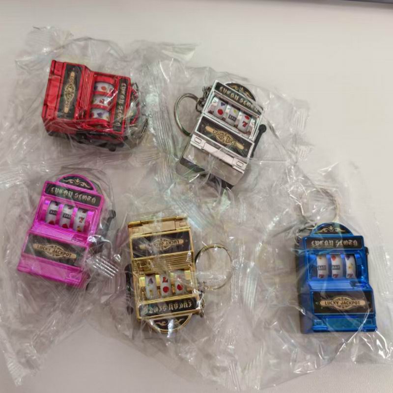 10PCS Gantungan Kunci Mesin Sl - Arcade Game Jackpot ulasan dan harga