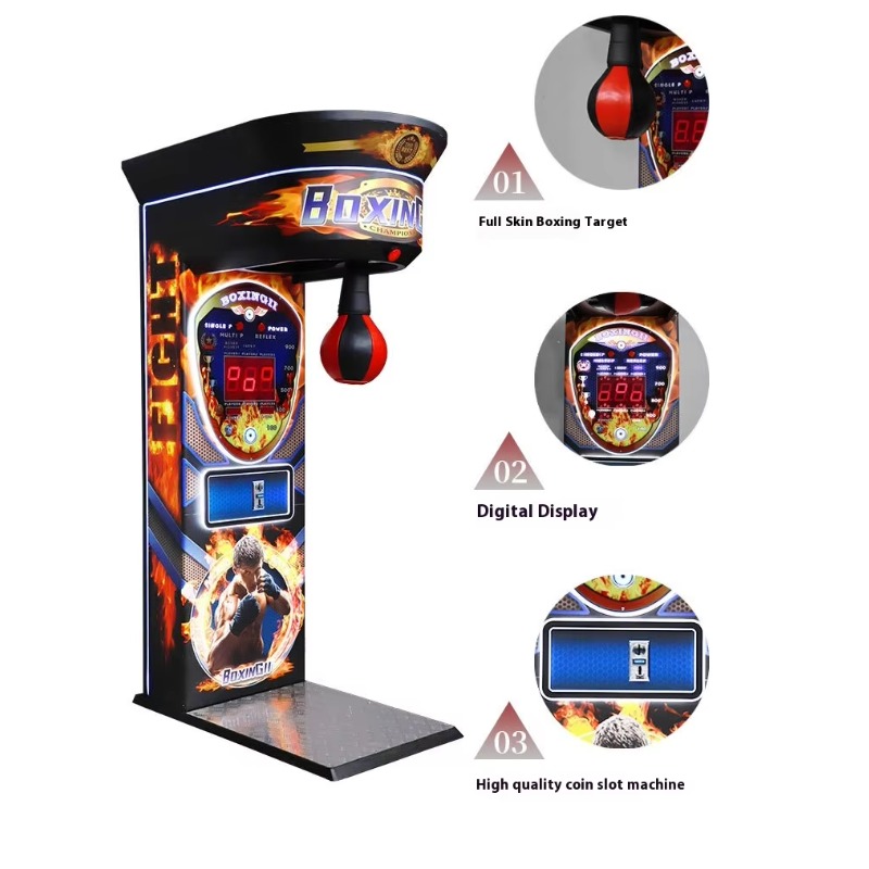 Mesin Arcade Tinju Black King  - Arcade Games & Vending Llc Photos ulasan dan harga