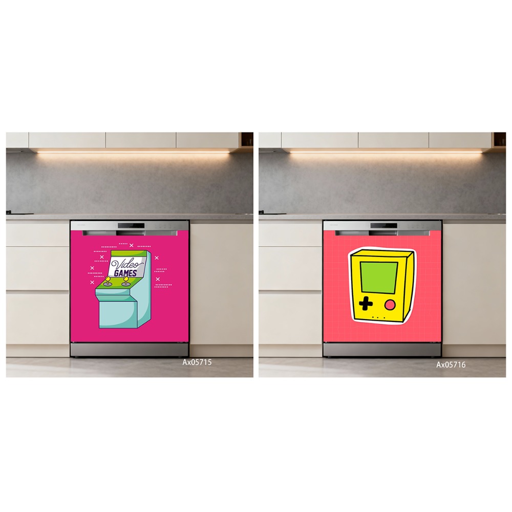 Stiker Pintu Mesin Cuci Piring - Arcade Game Jackpot ulasan dan harga
