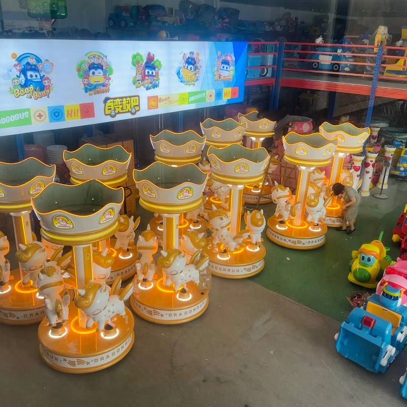 Kincir Ria Mini Musik 3 Kursi  - Coin Operated Kiddie Ride ulasan dan harga
